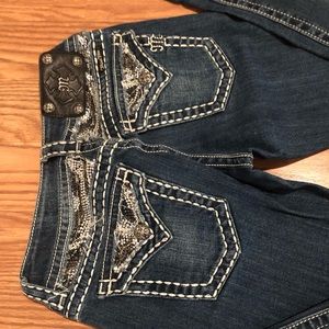 Miss Me Bootcut Bedazzled Jeans - Size 27